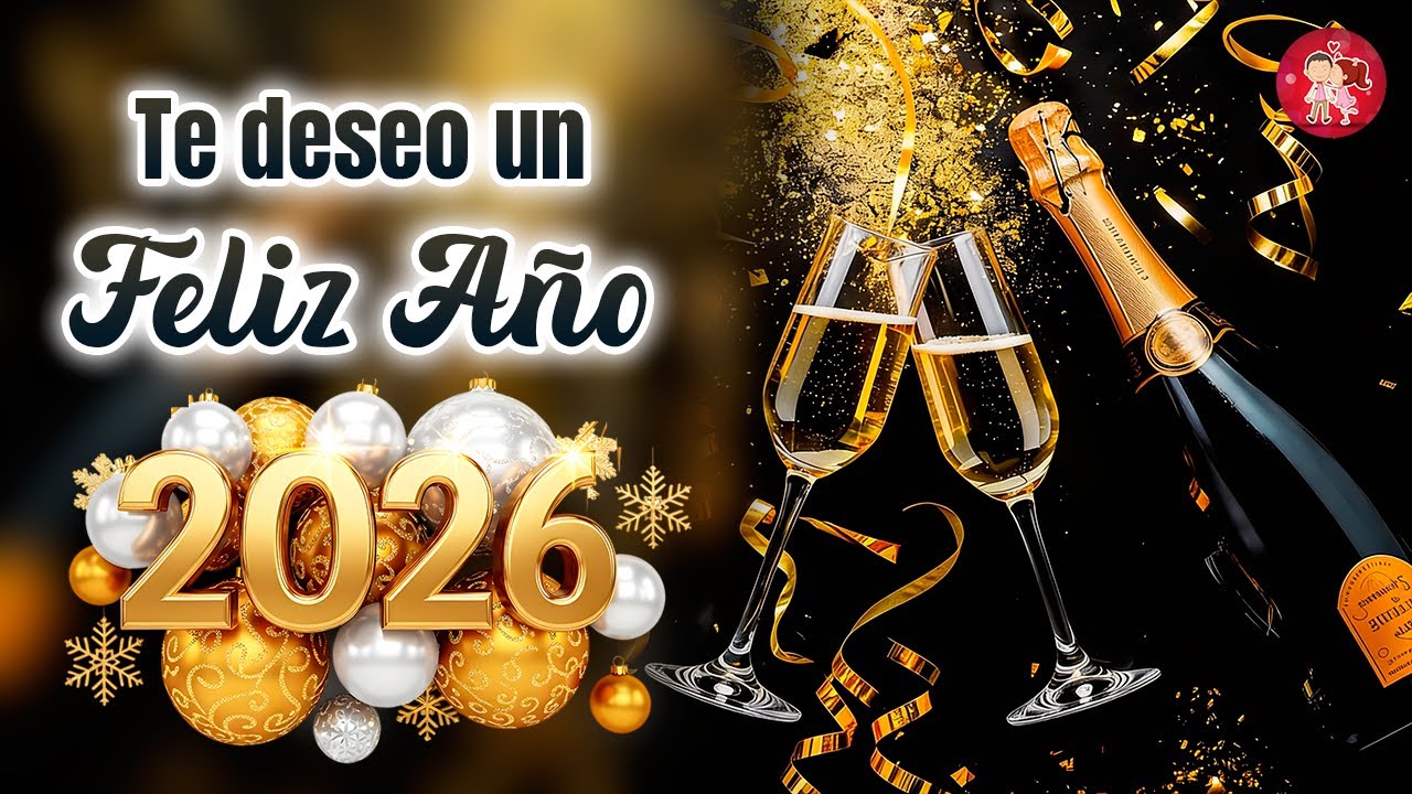 ¡FELIZ AÑO NUEVO 2026! ✨ Lindo mensaje de fin de año para ti