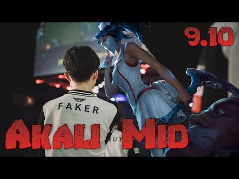 Faker - Akali Mid vs Ryze Mid - LoL Season 9 KR Ranked | League Of Legends