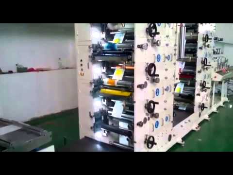 Multi Colour Flexo Printing Machine 8 Colour