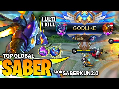 Underrated Saber ? [Former Top 1 Global Saber] By ᴹᴼᴷsaberkun2.0 - Mobile Legend
