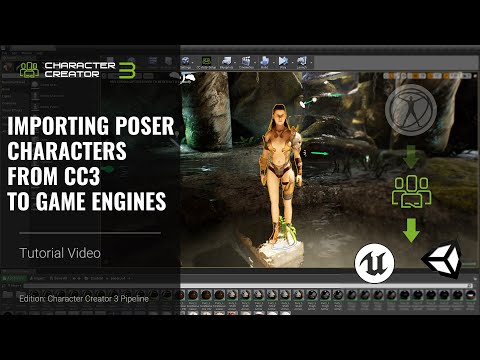 Character Creator 3 Tutorial - Importing Poser Characters from CC3 to Game Engines