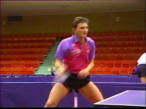 Jean-Michel Saive - Practice at the 1993 World Championships