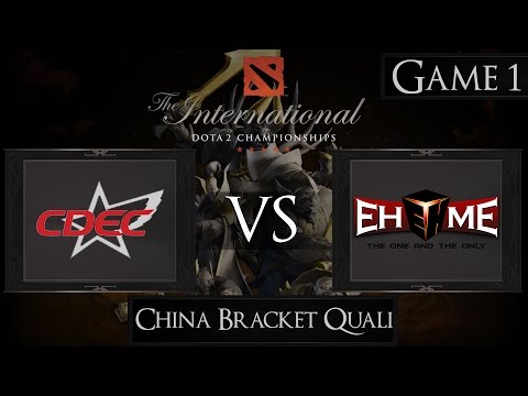 Dota 2 The International 2015 CDEC vs Ehome