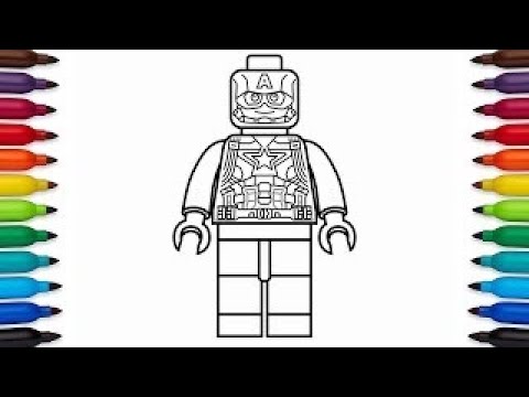 Avengers Infinity War Cover Coloring page | Marvel LEGO Superheroes