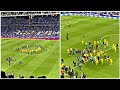 The moment Espanyol fans ran Barcelona players off the pitch for celebrating the LaLiga title