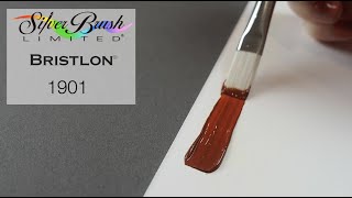 SILVER BRUSH BRISTLON FLACHPINSEL LANGER PINSELKOPF LANGER STIEL SERIE 1901