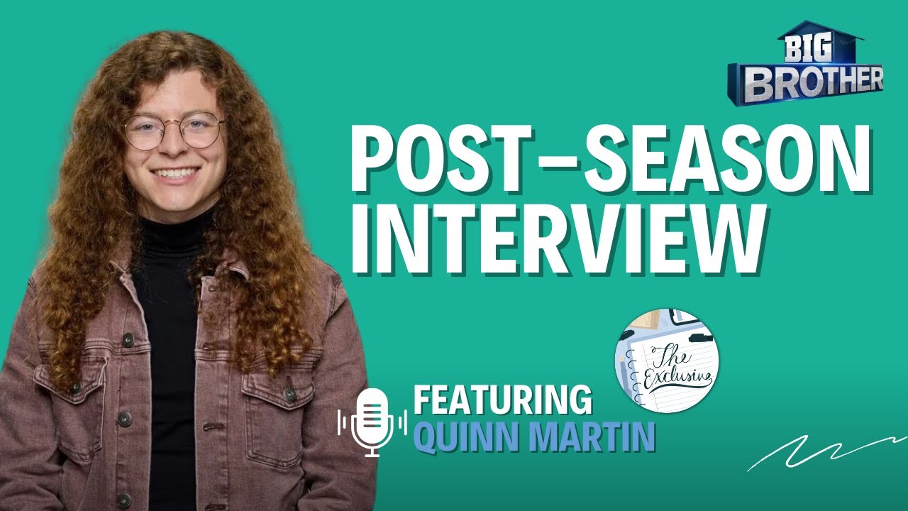 Big Brother 26 Post-Season Interview: Quinn Martin on Journaling in Jury, Where He Stands With Leah