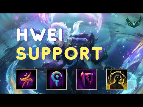 Full AP Hwei Support – ADCs Can't Play the Game! 🎨💀 #lol #leagueoflegends #funnymoments