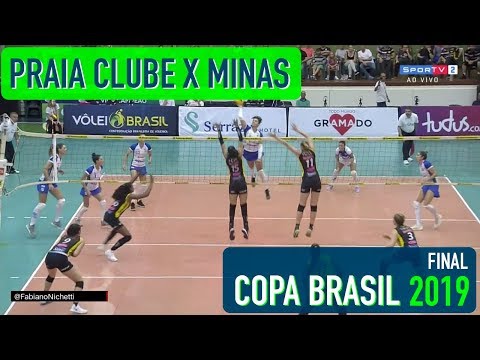 Praia Clube x Minas - Final - Copa Brasil Feminina de Vôlei 2019