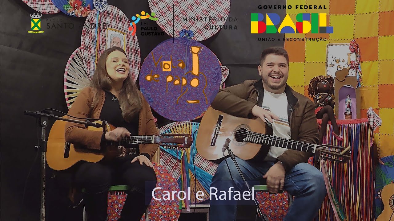 Nossos convidados...Carol e Rafael