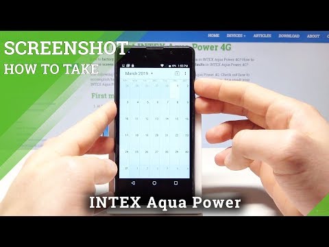 INTEX Aqua Power 4G SCREENSHOT / How to Capture Screen