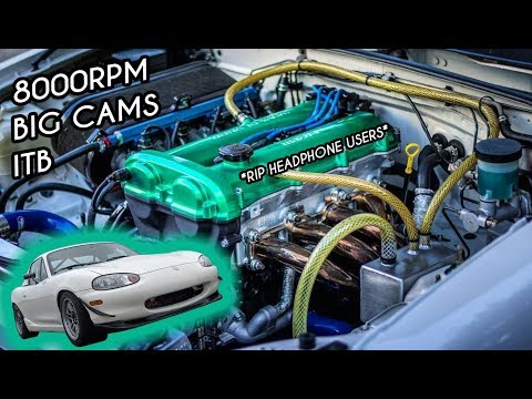 I Drove GQM's Screaming ITB Miata On Track! [And Maybe The Rental Car]