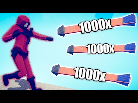 SQUID GAME GIANT vs 1000x OVERPOWERED UNITS - TABS | Totally Accurate Battle Simulator 2023