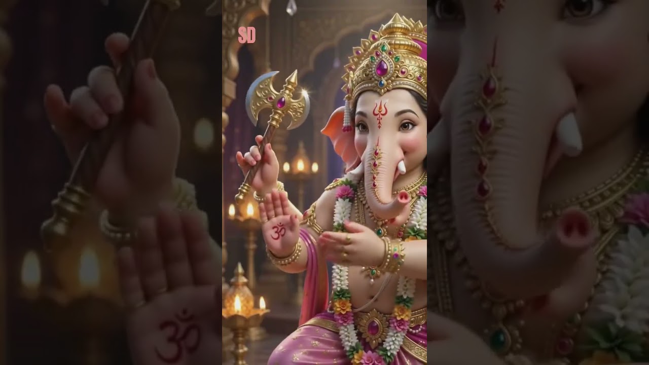 🌺श्री गणेश जी की दिव्य झलक🙏🌺##ganpatibappa # भक्तिshort#ganeshji #shortsfeed #viralshorts #trending