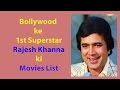 Movie List of Rajesh Khanna Movie List of Rajesh Khanna
