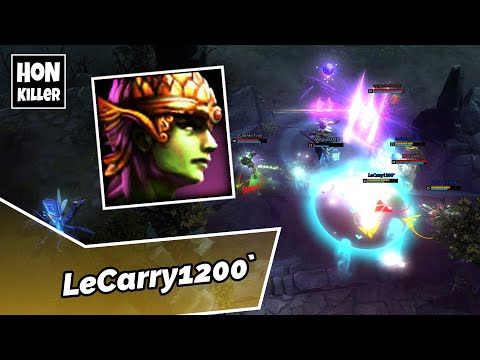 HoN Forsaken Archer Gameplay - LeCarry1200` - 24 Kills