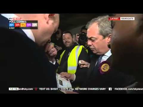 Nigel Farage Given Hard Time By Ramsgate Voters In Ramsgate