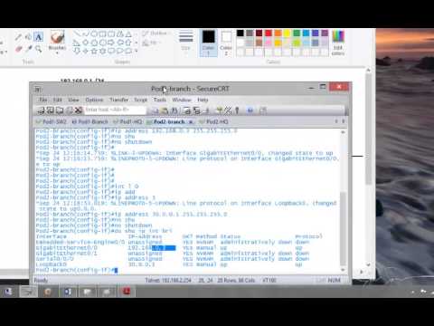 OSPF configuration on Broadcast multi acess and DR, BDR concept on Real device (v-62)
