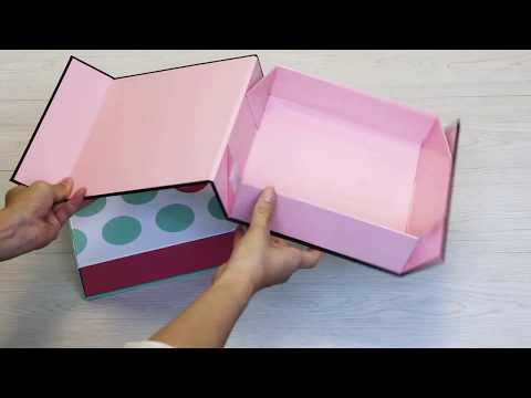 Custom collapsible gift boxes and packaging