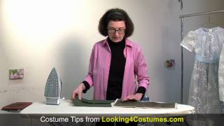 Costume Tips - Using a "Velvet" Board in Ironing