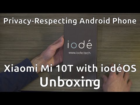 Unboxing a Iodé Phone