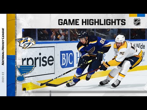 Predators @ Blues 11/11/2021 | NHL Highlights