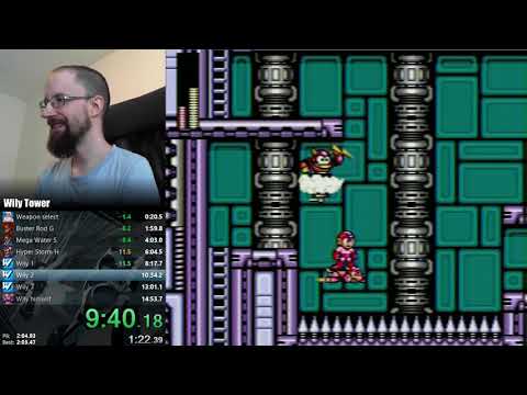 Wily Tower speedrun in 14:37