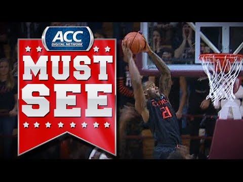 Miami's Erik Swoope Throws Down Nasty Alley-Oop | ACC Must See Moment