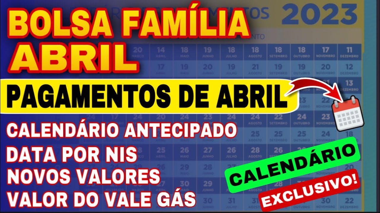 Watch Now BOLSA FAMÍLIA ABRIL: CALENDÁRIO ANTECIPADO DE ABRIL, VALOR DO VALE GÁS E NOVOS VALORES 💸 BOLSA FAMÍLIA ABRIL: CALENDÁRIO ANTECIPADO DE ABRIL, VALOR DO VALE GÁS E NOVOS VALORES 💸