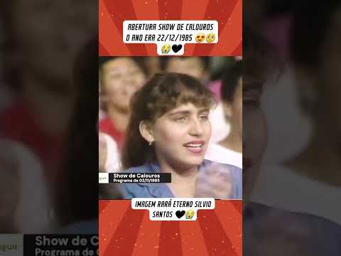 Abertura show de calouros Silvio santos 1985