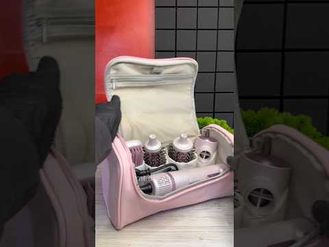 фото фен-стайлер для волос профессиональный oulemei olm-cf012 с сумкой, с ионизацией, 1500вт, 7 насадок 0