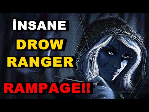İNSANE CARRY DROW RANGER EZZ RAMPAGE!! DOTA2  7.26