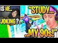NINJA *CALLS OUT* FaZe MONGRAAL then SHOWS *MAX SPEED* 90s & BUILDS! (Fortnite)