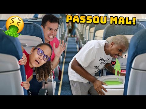 ELE PASSOU MAL NO AVIÃO E ISSO ACONTECEU! - VÍDEO DE 1 HORA!