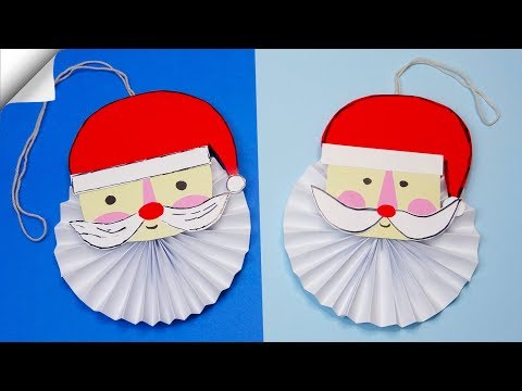 DIY paper crafts Paper toys Christmas crafts santa claus DIY santa claus