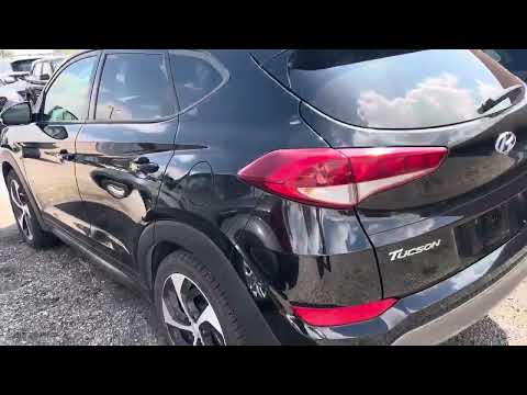2016 Hyundai Tucson AWD 4dr 1.6L Premium in Black for sale at Finch Hyundai in London, ON