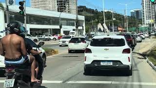 Trânsito intenso para Balneário Camboriú Santa Catarina 