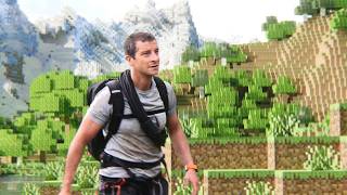 Cover art for bear Grylls in minecraft