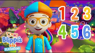 Learn Numbers in Roblox with Blippi! | Game Play | Blippi Roblox Gaming Videos for Kids