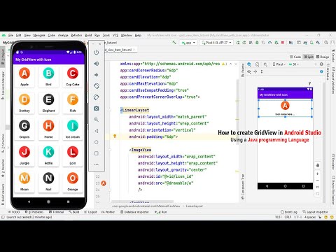 How To Create Gridview In Android Studio Using A Java Programming Language
