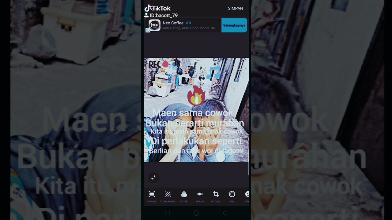 Video kata kata(DJ full bass)