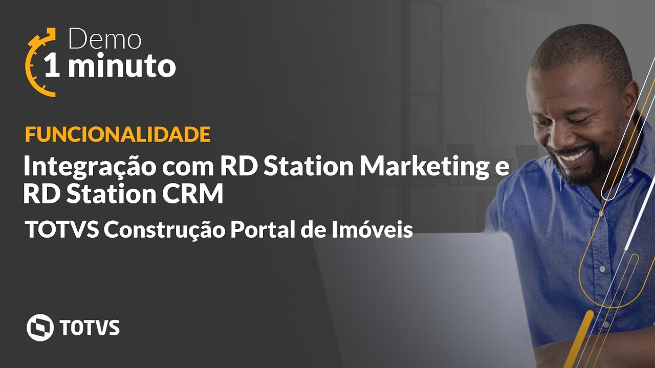 Demo 1 Minuto | TOTVS Construção Portal de Imóveis -Integração RD Station Marketing e RD Station CRM