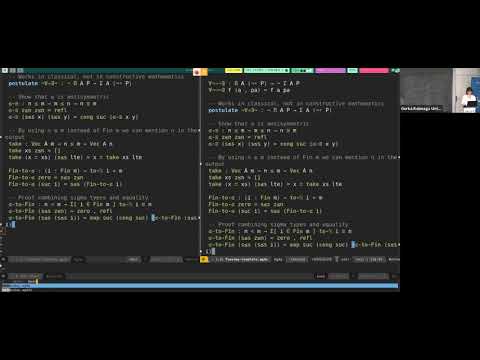 Proving in Constructive Mathematics by Programming in Agda Course by Uma Zalakain | Session 3