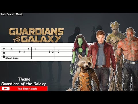 Guardians of the Galaxy - Theme Guitar Tutorial Video