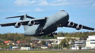 AN AMAZING DAY AT PRESTWICK AIRPORT, FT C5 GALAXY, C-17, NASA GLF5 AND MORE - 20/4/25 4K