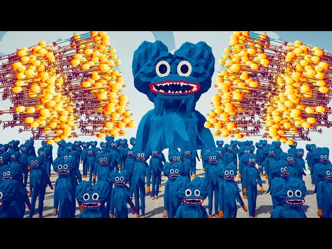 100x HUGGY WUGGY vs EVERY GOD - Totally Accurate Battle Simulator TABS