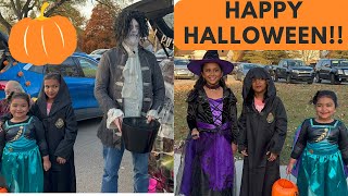 అమెరికా దయ్యాల పండగ | USA Telugu Vlogs | Halloween | Trunk or Treat