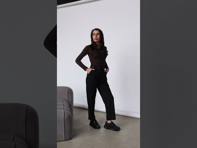 Чоботи жіночі шкіряні байка хутро 592641 Чорний Кросівки жіночі шкіряні 587945 Чорні