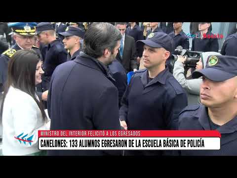 Canelones: 133 alumnos egresaron de la Escuela Básica de Policía