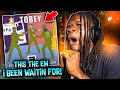 EMINEM WANTS SMOKE Tobey Feat Big Sean Babytron REACTION